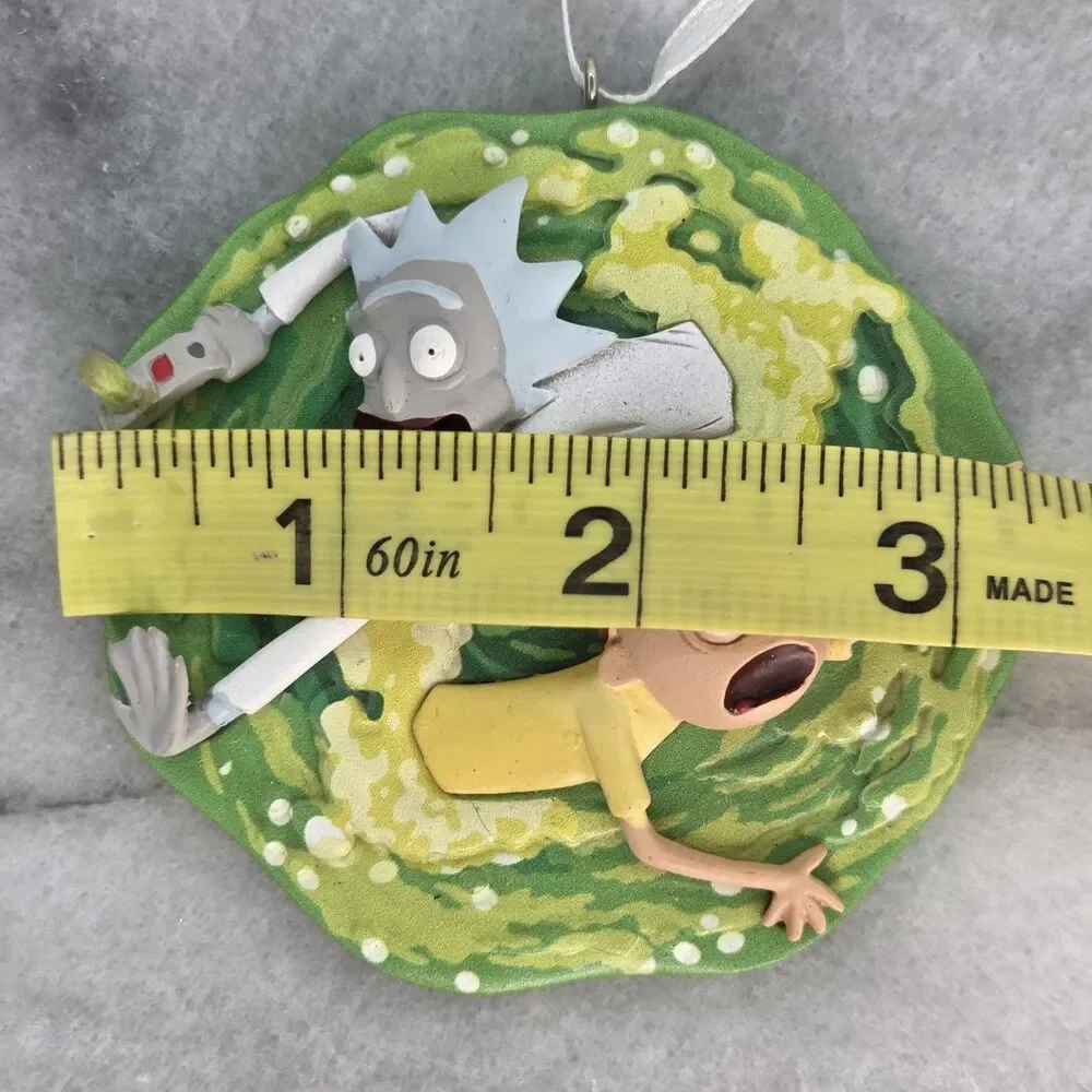Hallmark Rick and Morty Christmas Ornament Adult Swim Cartoon Network Gift Boxed